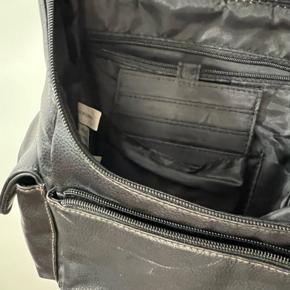 Genuine Leather Black Backpack main image 9